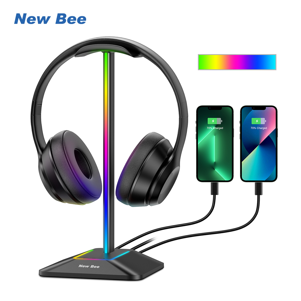 Gaming Setup Desk - ใหม่ Bee Z8 RGB หูฟัง Stand