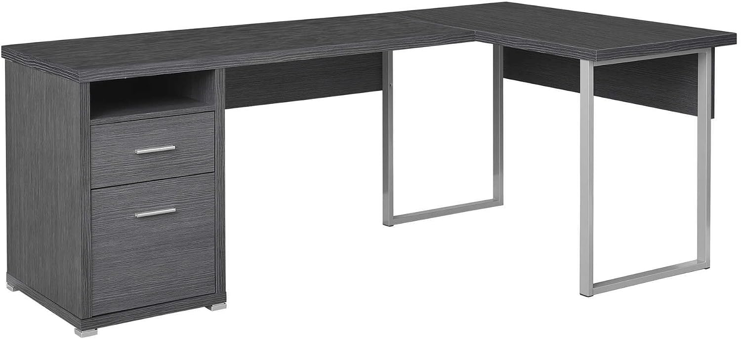 Desk Setup Corner - I 7257 โต๊ะคอมพิวเตอร์, โฮมออฟฟิศ, แบบเข้ามุม, ติดตั้งด้านซ้าย,