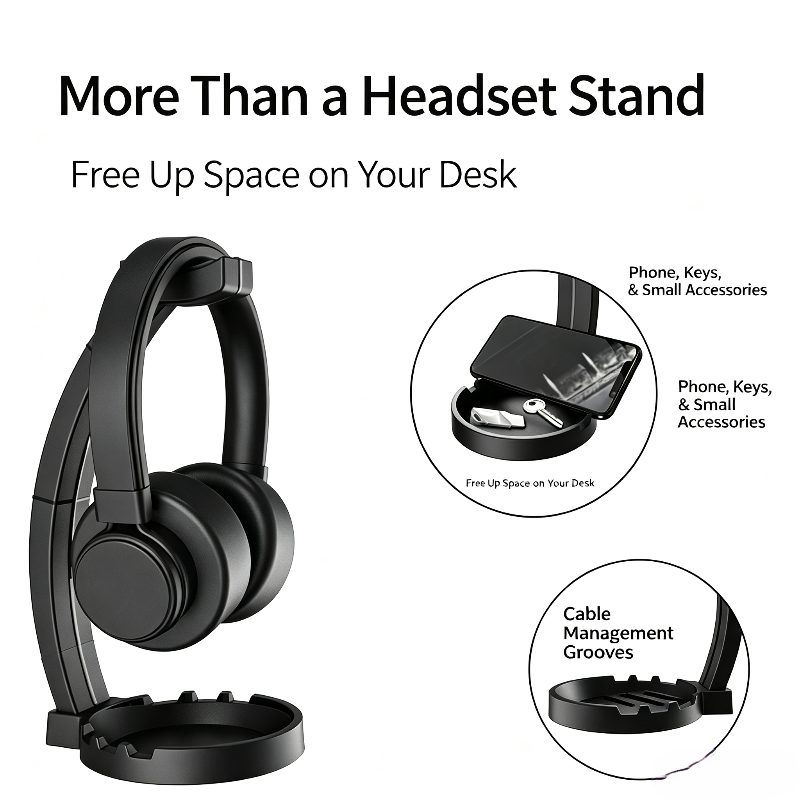 ที่วางหูฟังพร้อมถาดเก็บของ ที่ - Gaming Setup Desk บทวิจารณ์และราคา