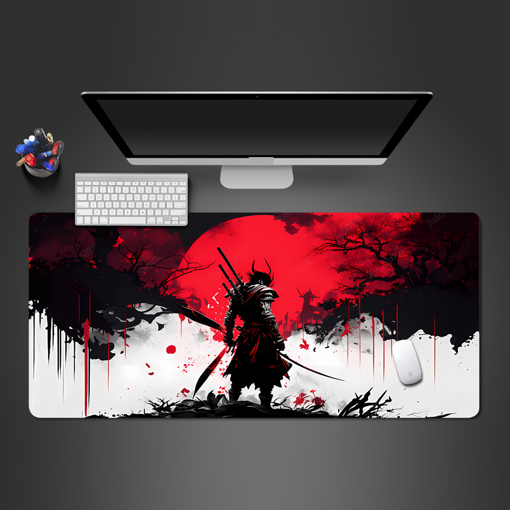 แผ่นรองเมาส์สีดำลายซากุระญี่ปุ - Desk Setup Japan บทวิจารณ์และราคา