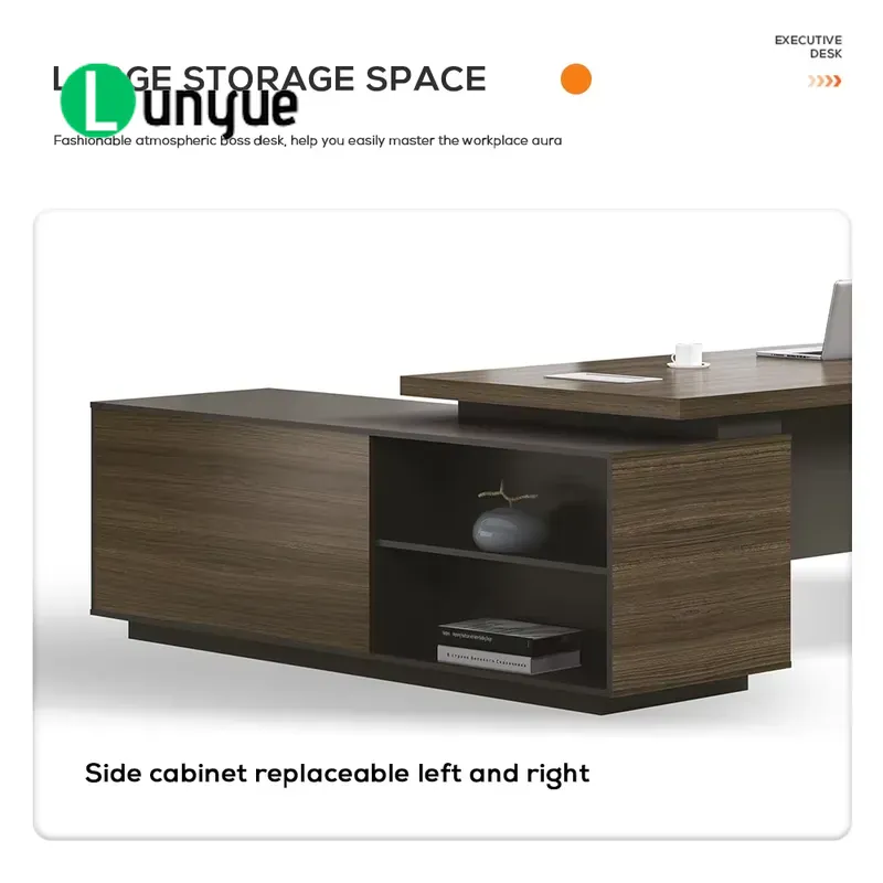 โต๊ะทำงานผู้บริหารรูปตัว L ทัน - Desk Setup Corner บทวิจารณ์และราคา