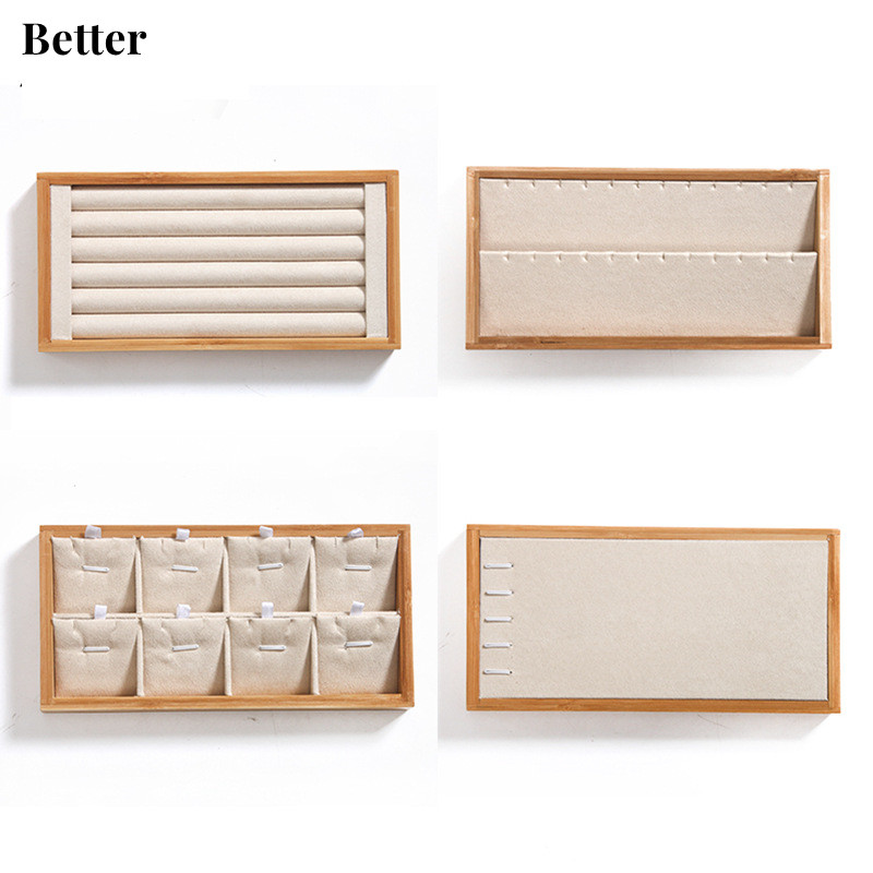 ไม้ไผ่ Beige เครื่องประดับแหวน - Drawer Organizer Bamboo บทวิจารณ์และราคา