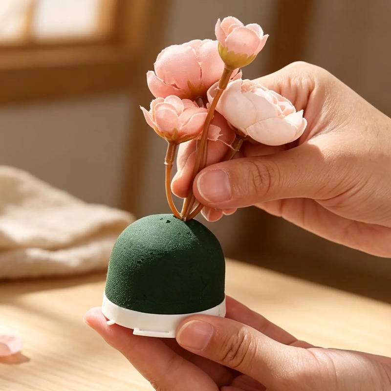 20-1 ชิ้น ลูกบอลโฟมดอกไม้ทรงกล - Desk Setup Green บทวิจารณ์และราคา