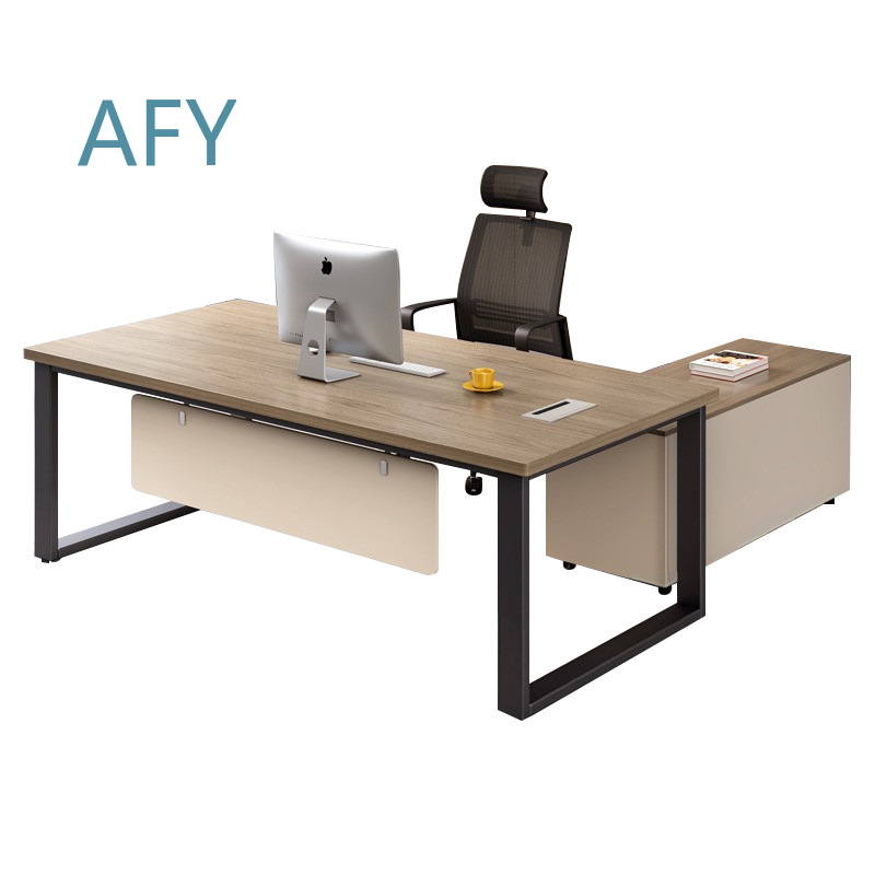 ชุดโต๊ะทำงานผู้บริหารสำหรับสถา - L Shaped Desk Setup บทวิจารณ์และราคา