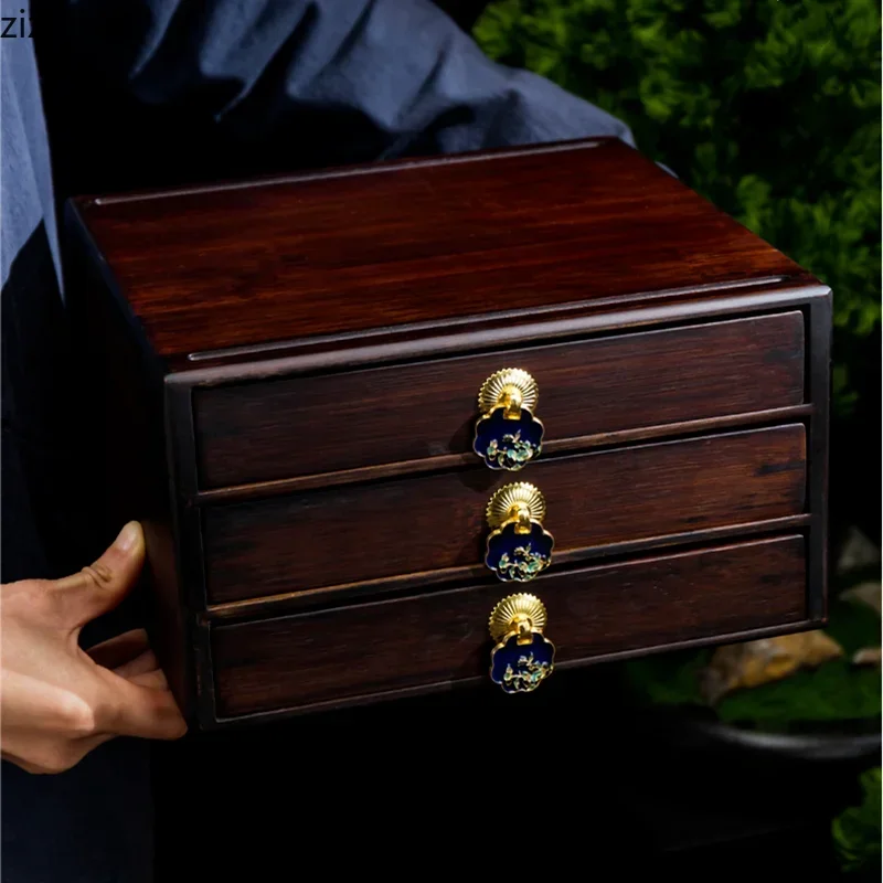 เค้กชากล่องเก็บไม้ไผ่ลิ้นชักกล - Drawer Organizer Bamboo บทวิจารณ์และราคา