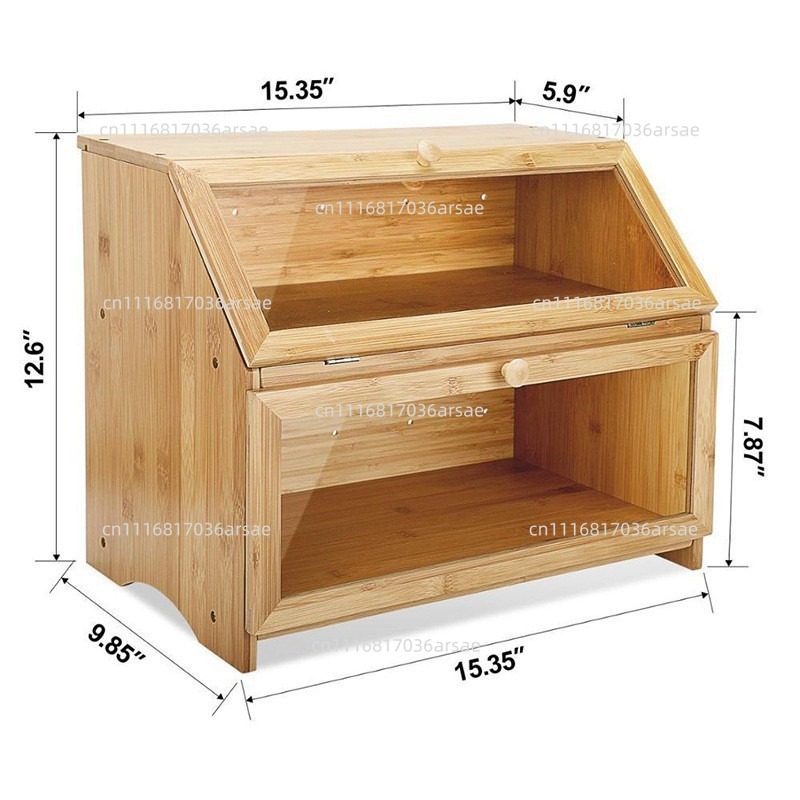 กล่องใส่ขนมปังไม้ไผ่แบบเปิดง่า - Drawer Organizer Bamboo บทวิจารณ์และราคา