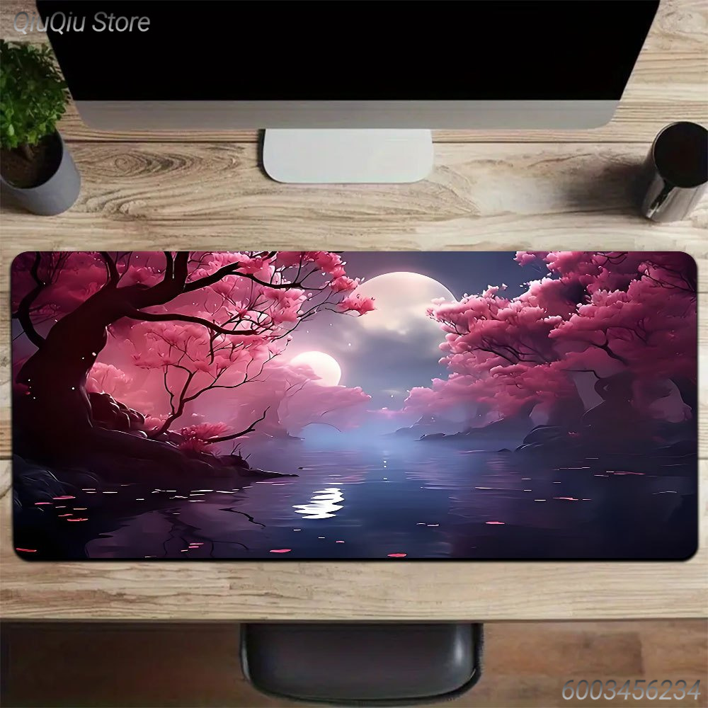 แผ่นรองเมาส์ขนาดใหญ่ลายซากุระญ - Desk Setup Japan บทวิจารณ์และราคา
