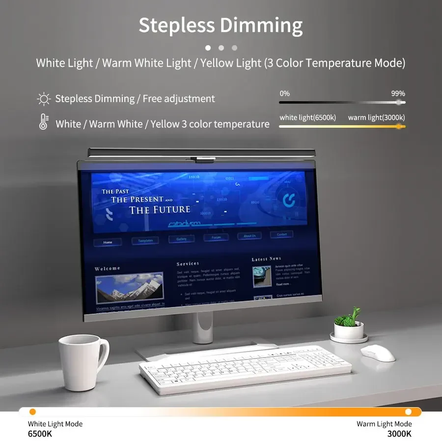 50 ซม.LED คอมพิวเตอร์ Light Ba - Gaming Setup Desk บทวิจารณ์และราคา
