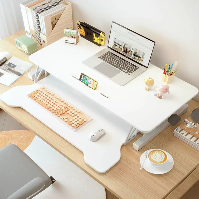 โต๊ะทำงานแบบยืน ปรับความสูงได้ - Desk Setup Minimalist บทวิจารณ์และราคา