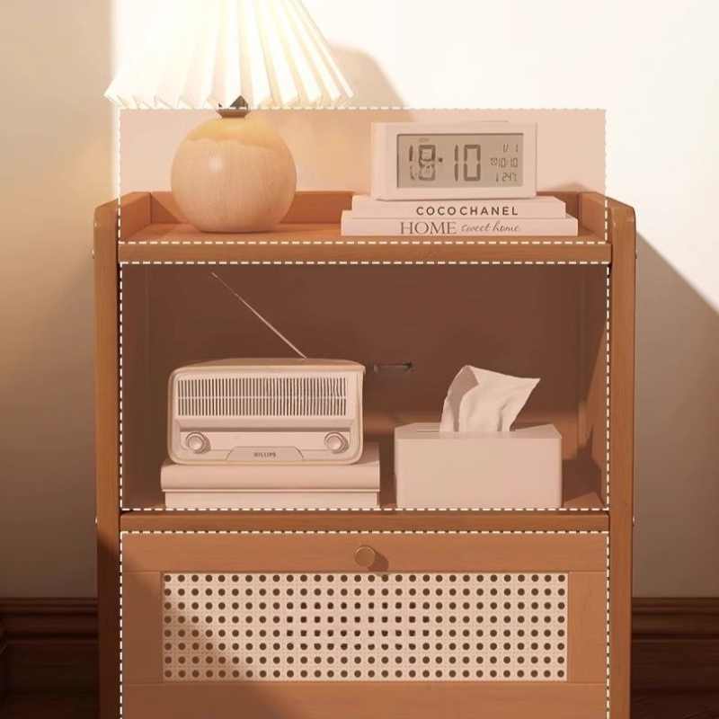 ตู้ข้างเตียงพื้นไม้ไผ่,โต๊ะข้า - Drawer Organizer Bamboo บทวิจารณ์และราคา
