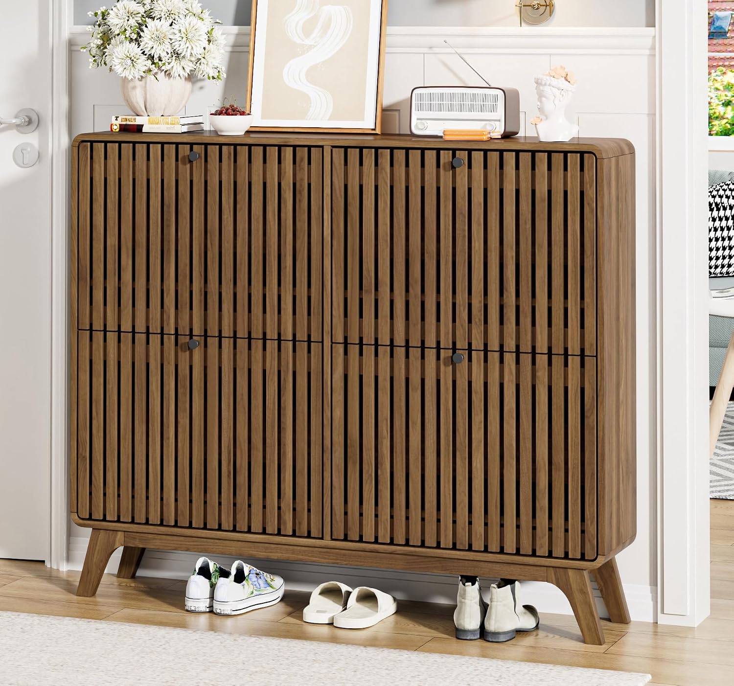 # ตู้เก็บรองเท้าไม้ไผ่ขนาดใหญ่ - Drawer Organizer Bamboo บทวิจารณ์และราคา
