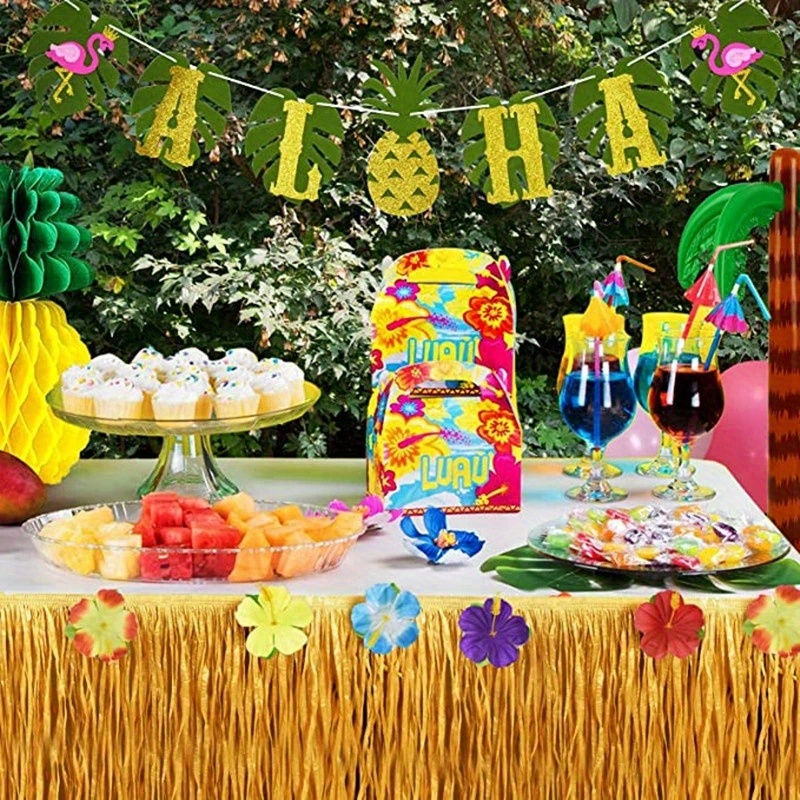 100/200 ซม.ฮาวาย Luau Hibiscus - Desk Setup Green บทวิจารณ์และราคา