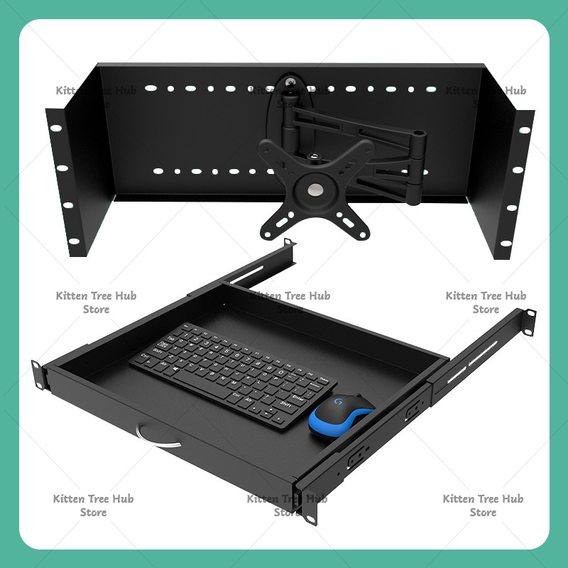 ถาดวางคีย์บอร์ดแบบลิ้นชัก 1U ส - Drawer Organizer Bamboo บทวิจารณ์และราคา