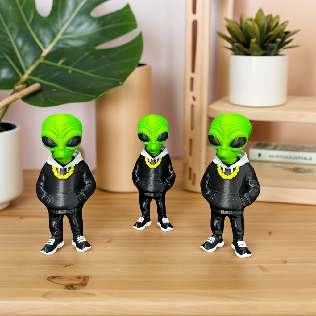 ฟิกเกอร์เอเลี่ยนสีเขียว 1 ชิ้น - Desk Setup Green บทวิจารณ์และราคา